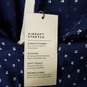 NWT Michael Kors MN's Blue & Airsoft Stretch Blue/White Print Shirt Size 16 1/2 image number 4