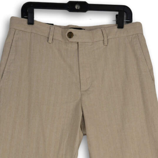 NWT Mens Grayson Tan Slim Tapered Fit Straight Leg Chino Pants Size 30x30 image number 3