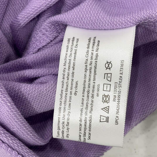 NWT Womens Purple Fabulous Meredith Statement Tunic Sweatshirt Size XL image number 7
