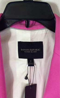 Banana Republic Pink Classic Blazer - Size 4 alternative image