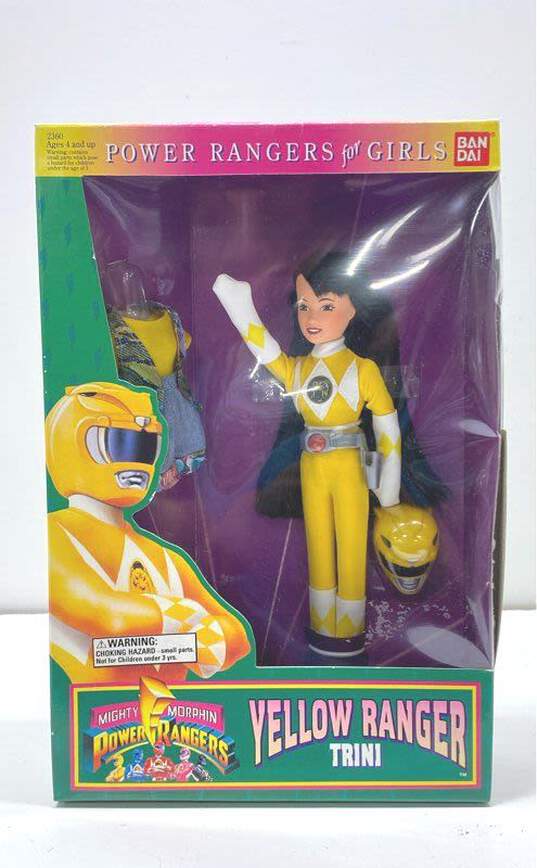 1994 BANDAI Mighty Morphin Power Rangers For Girls Yellow Ranger (Trini) Doll image number 1