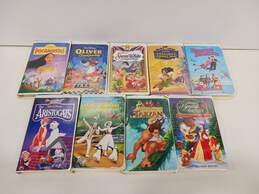 Vintage Bundle of Nine Assorted Disney Animation VHS Tapes alternative image