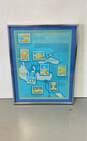 7 Wonders of the Ancient World Stamps Republic of Congo Framed and Matted image number 1