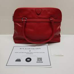 AUTHENTICATED MARC JACOBS RALEIGH LEATHER SATCHEL HANDBAG NWT