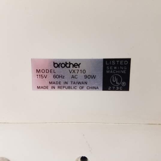 Brother Sewing Machine VX710-SOLD AS IS, FOR PARTS OR REPAIR image number 6