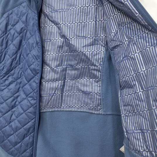 Columbia Hooded Full Zip Quilted Pattern Vest Size Large image number 5