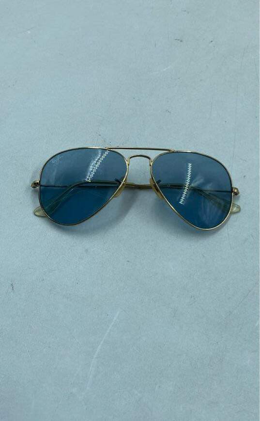 Ray Ban Gold Sunglasses - Size One Size image number 1