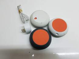 Lot of 3 Google Home Mini Smart Speakers alternative image