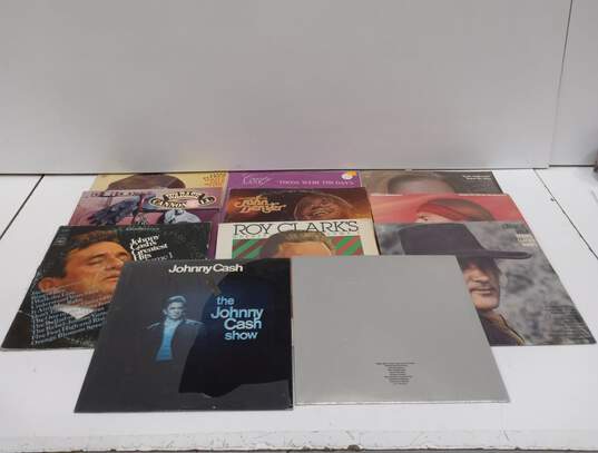 Bundle of 11 Assorted Country Vinyl Records image number 1