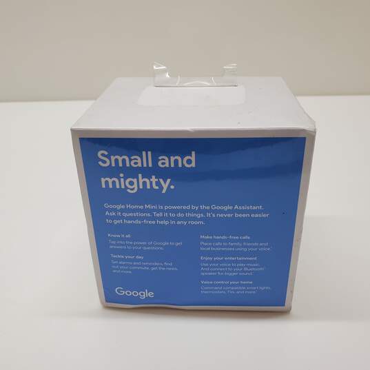 GoGoogle Home Mini Smart Speaker with Google Assistant - Chalk (GA00210-US) Sealed image number 4
