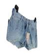NWT Womens Blue Stretch Regular Fit Denim Cut Off Shorts Size 11X30 image number 3