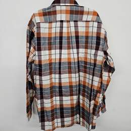 Orange Portuguese Flannel Button Up Shirt alternative image