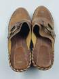 Authentic FRYE Tan Leather Clogs W 8.5M image number 6