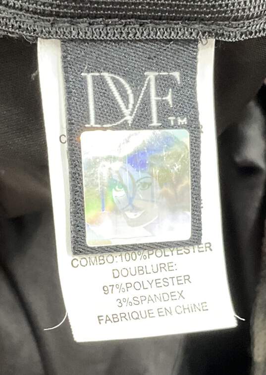 Diane Von Furstenberg Black Velvet W/ Sequins Dress image number 6