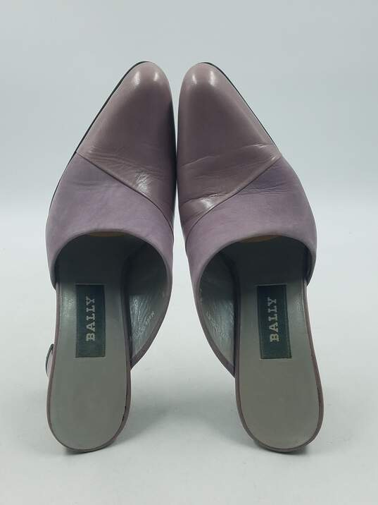Authentic BALLY Bracelet Lavender Mules W 4 image number 6