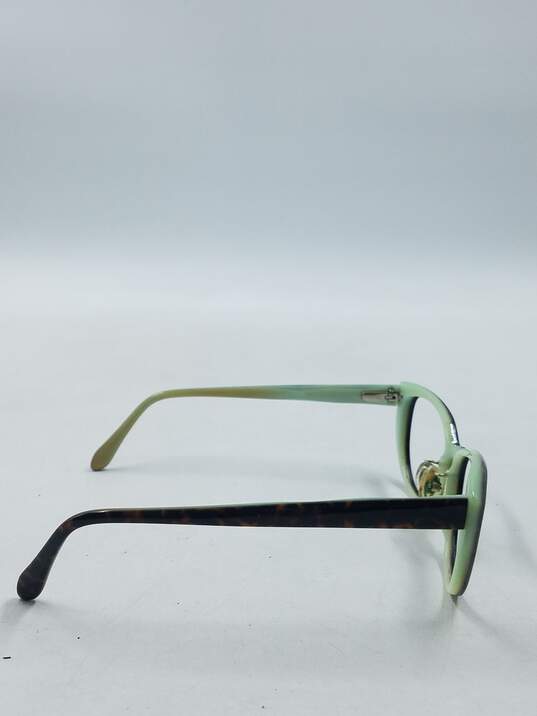 Lulu Guinness Tortoise Oval Eyeglasses image number 5