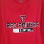 Mens Texas Tech Red Raiders Graphic Print NCAA Basketball T-Shirt Size XL image number 3