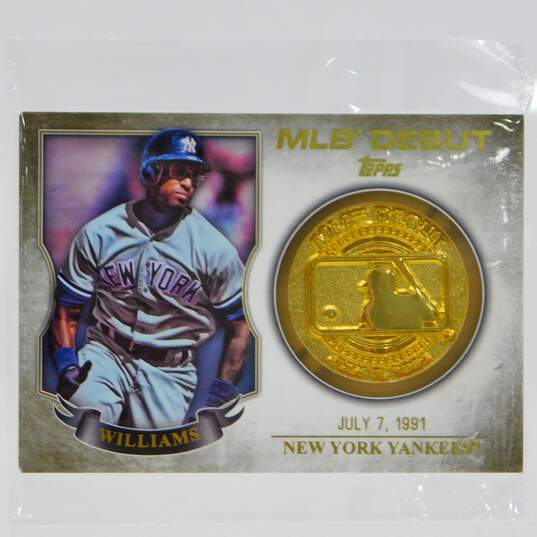 2016 Bernie Williams Topps MLB Debut Medallion NY Yankees image number 1