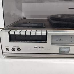 Hitachi AM-FM Stereo Cassette Recorder Turntable SDT-8600H alternative image