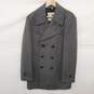 Burberry London Grey Wool Coat Men's Size 52 image number 1