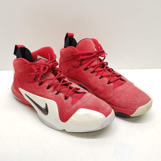 Nike Men's Penny 6 Red Sneakers Size 12 image number 3