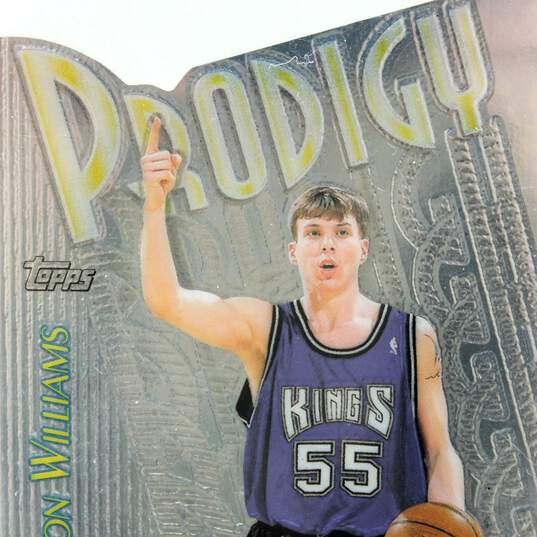 1999-00 Jason Williams Topps Prodigy Die-Cut Sacramento Kings image number 2