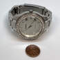 Designer Fossil AM-4248 Silver-Tone Stainless Steel Analog Wristwatch image number 2