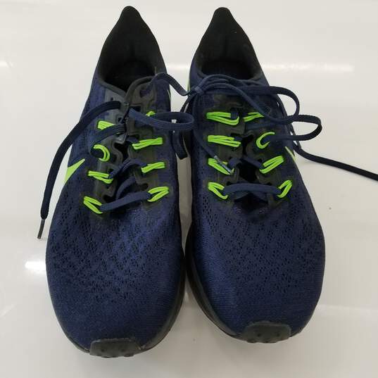 Nike Zoom Seattle Seahawks Sneakers Blue/Green Men's Size 7.5 image number 1