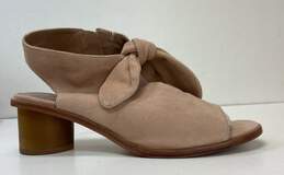 Bernardo Lizzie Tan Suede Heels Shoes Size 6.5 M