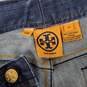 Tory Burch WM's Denim Boot Cut Blue Jeans Size 31 x 28 image number 3