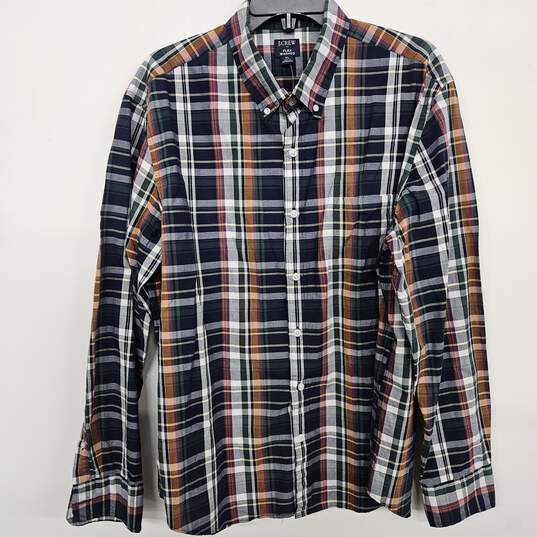 Mercantile Men's Slim-Fit Untucked Flex Shirt image number 1