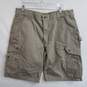 Carhartt men's khaki relaxed fit cargo shorts 38 image number 1