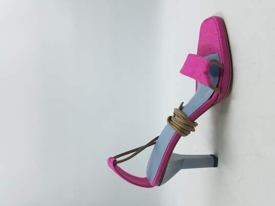 Emporio Armani Hot Pink Strappy Sandals W 6 COA image number 1