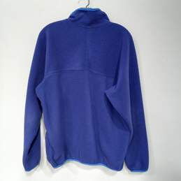 Patagonia Unisex Purple Fleece Zio Up Sweater Size XL alternative image
