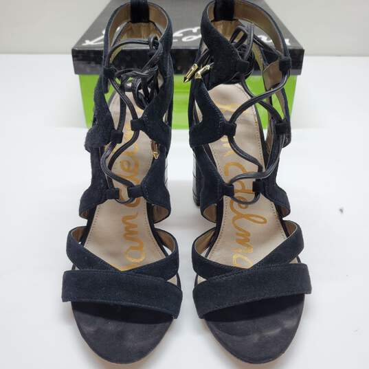 Sam Edelman Yardley Black Suede Women's Heels Size 7M image number 2