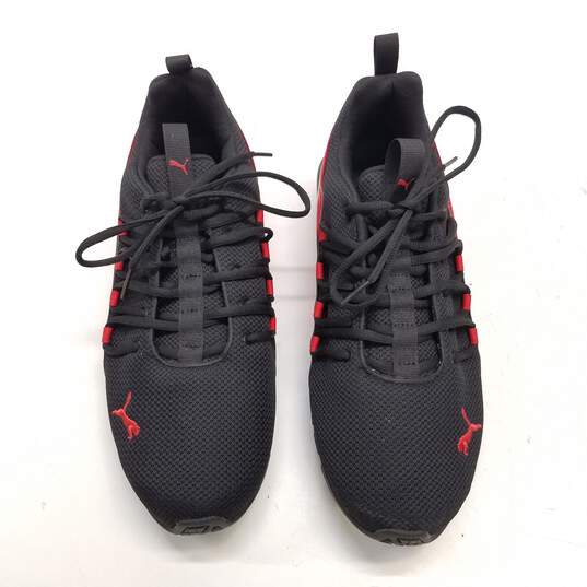 Puma Axelion Spark Running Shoes Black Red 12 image number 5