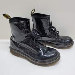 Dr Martens Black Patent Leather Boots