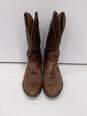 Dan Post Men's Leather Western Pull On Boots Size 11D image number 1