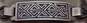 925 Sterling Silver Panel Bar Leather Bracelet & Serpentine Star Ring 28.3g image number 3