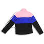 Girls Multicolor Colorblock Long Sleeve Full Zip Track Jacket Size XL image number 2