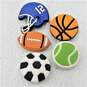 Food And Sports Lot Of 20 Jibbitz Crocs Shoe Charms image number 2