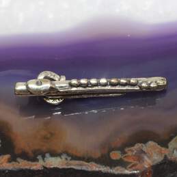 Beau Sterling Silver Flute Pendant/Charm