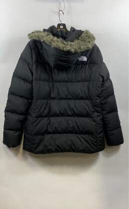 The North Face Womens Black Long Sleeve Hooded Full Zip Parka Jacket Size XL alternative image