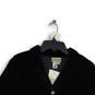 NWT Womens Black Notch Lapel Long Sleeve Four Button Blazer Size Medium image number 3