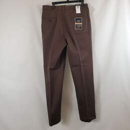 Haggar Men's Brown Khaki Pants SZ 34 X 32 NWT alternative image