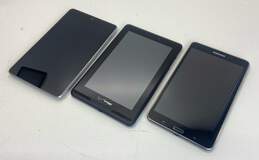 Samsung - Asus - Verizon Assorted Tablet Lot of 3 (Passcode Locked)