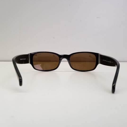 Ralph Lauren Dark Brown Rectangular Sunglasses image number 5
