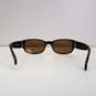 Ralph Lauren Dark Brown Rectangular Sunglasses image number 5