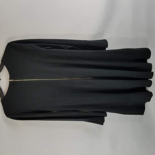 Loft Women Black Long Sleeve Dress S image number 2