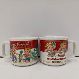 Vintage Soup Mug Set